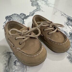 Sperry Tan Baby Boat Shoes